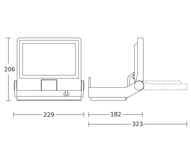 purchase online XLED PRO ONE ohne Bewegungsmelder - anthrazit